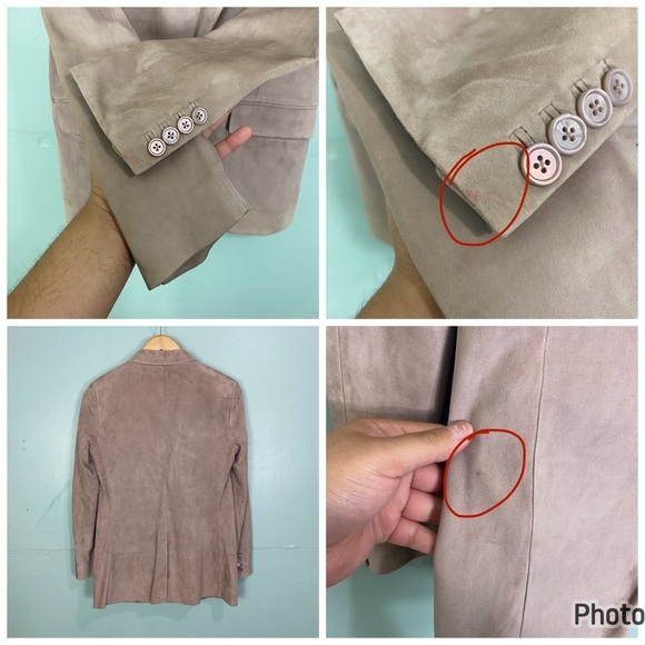 Ralph Lauren Purple Label Sz 6 Suede Leather Purple Suit 3 Piece Set Blazer Silk - Picture 8 of 16